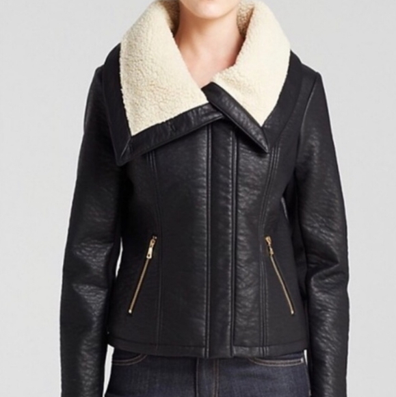 Sam Edelman Jackets & Blazers - NEW Sam Edelman S SMALL Vegan Leather Jacket Coat